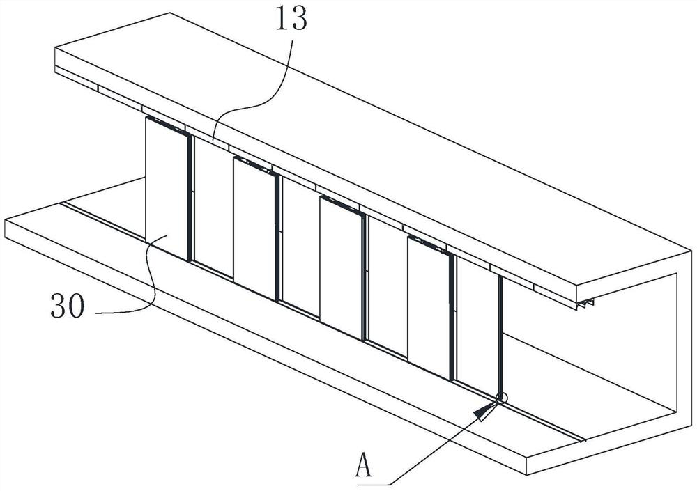 Sliding door convenient to disassemble and assemble