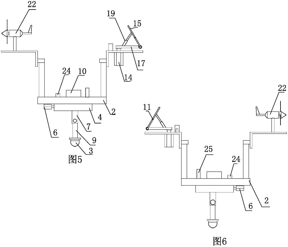 Monitoring system for solving lifting blind area of tower crane