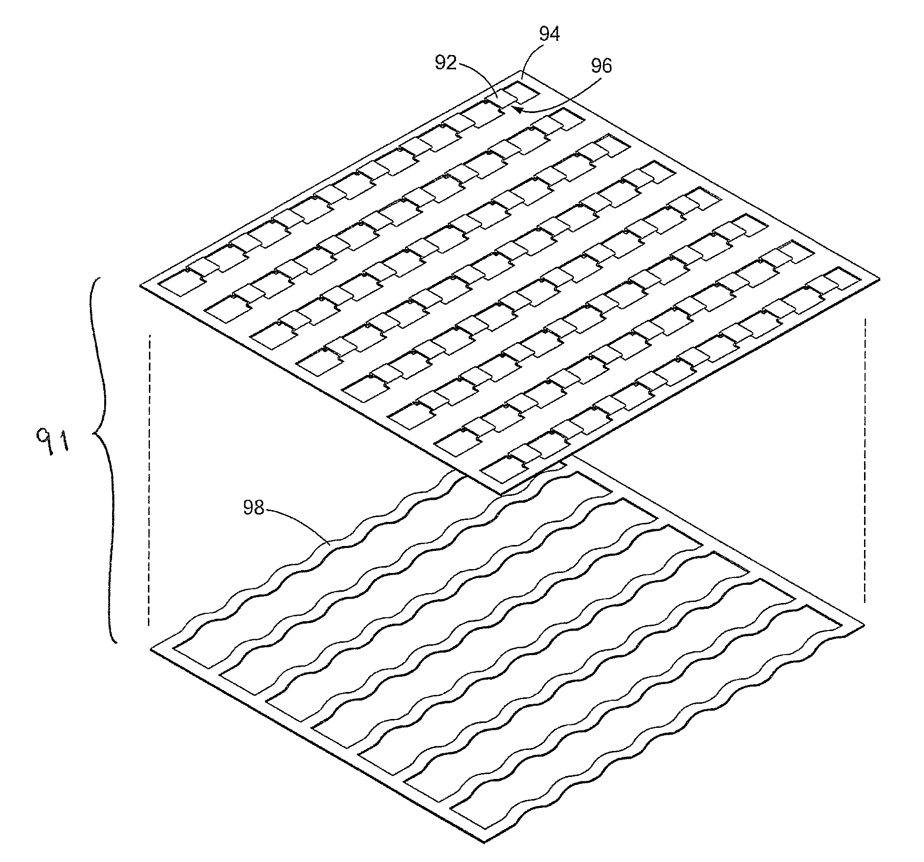 Heat sink interface having three-dimensional tolerance compensation