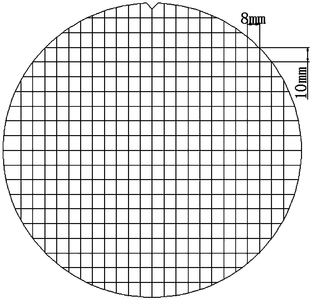 Preparation method of sample for detecting sub-surface damage depth of ultra-thin silicon wafer