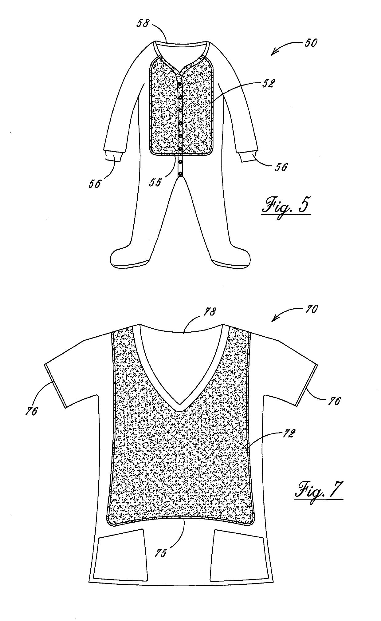 Permanently Embedded Protective Covering for Articles of Clothing