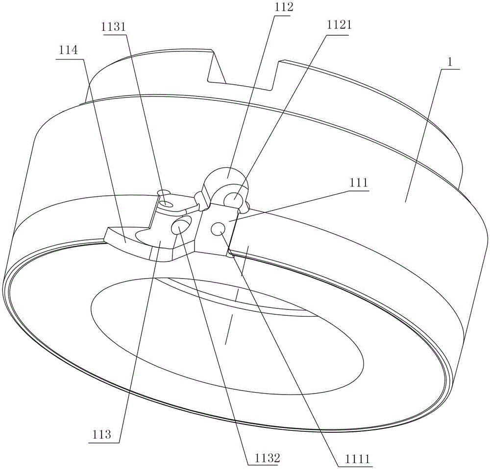 Milling cutter with anti-fly structure