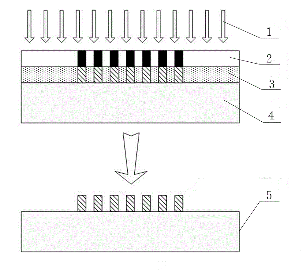 Method for manufacturing nanoscale grating based on polydimethylsiloxane (PDMS)