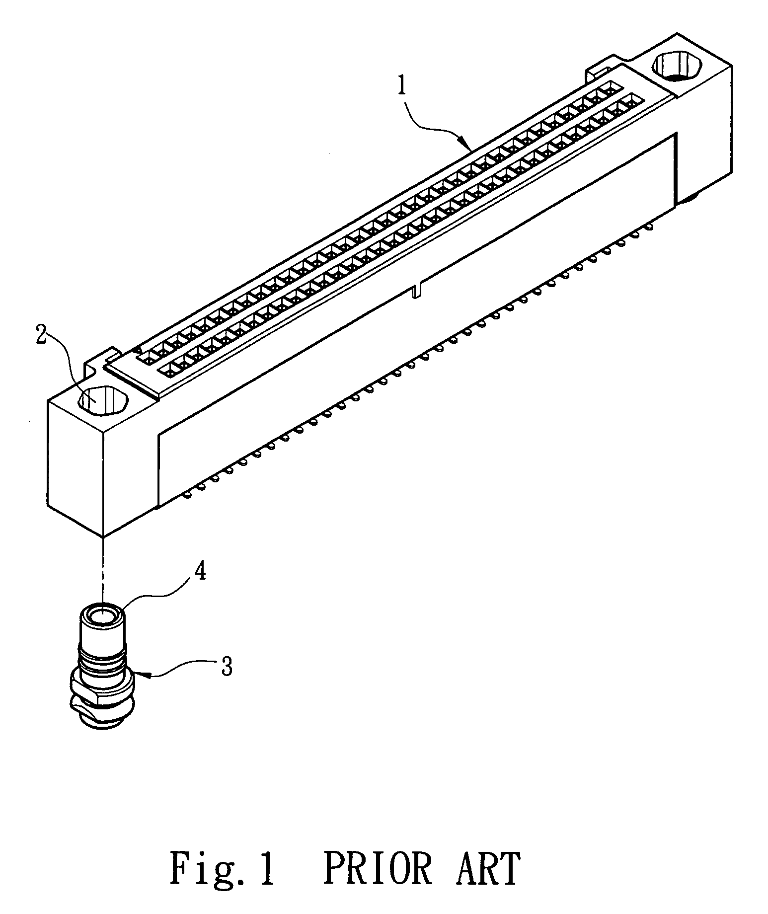 Anchor structure for electronic card connectors