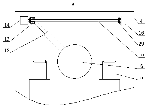 Stand column assembly of multimedia audio-visual equipment