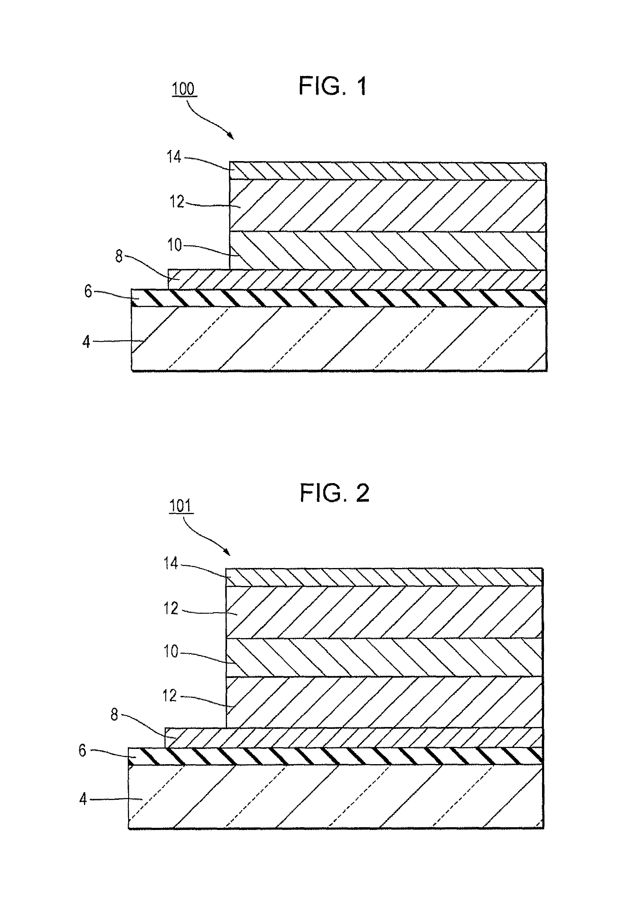 Piezoelectric element, piezoelectric actuator, piezoelectric sensor, hard disk drive, and inkjet printer device