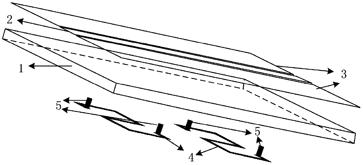 Coplanar waveguide bandstop filter based on a novel split-ring resonator structure