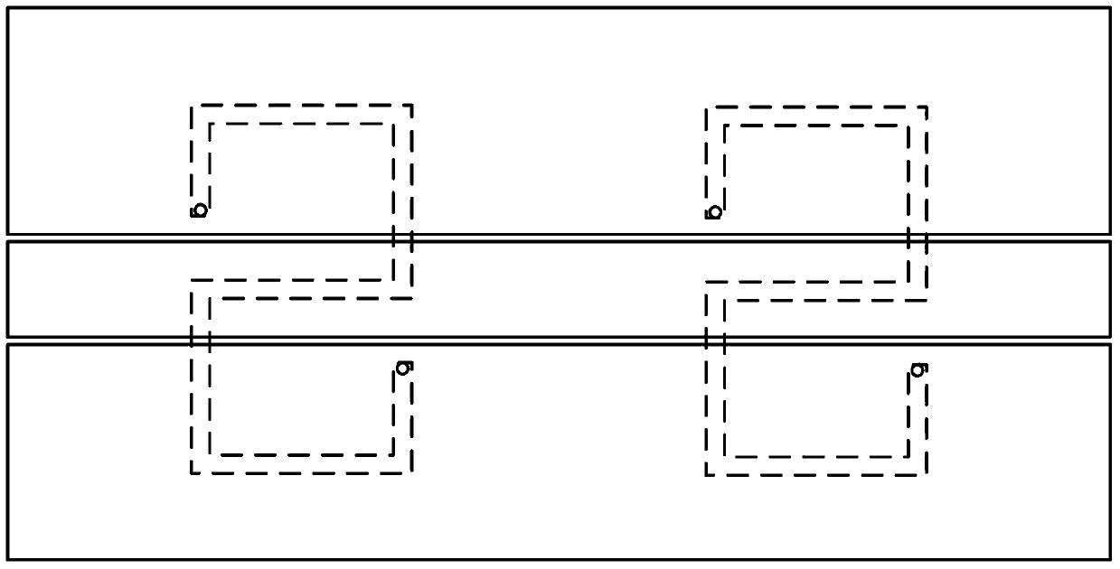 Coplanar waveguide bandstop filter based on a novel split-ring resonator structure