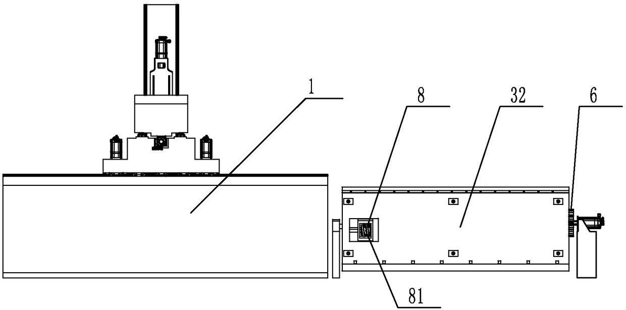 Method and plate flipping milling machine for achieving five-axis single-wall horizontal plate flipping milling