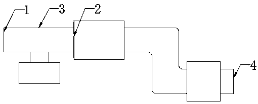 Smoke exhaust pipeline cleaning device