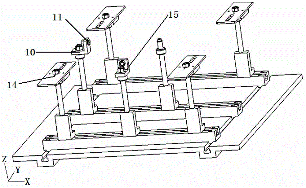 Flexible thin plate positioning fixture based on T-type groove