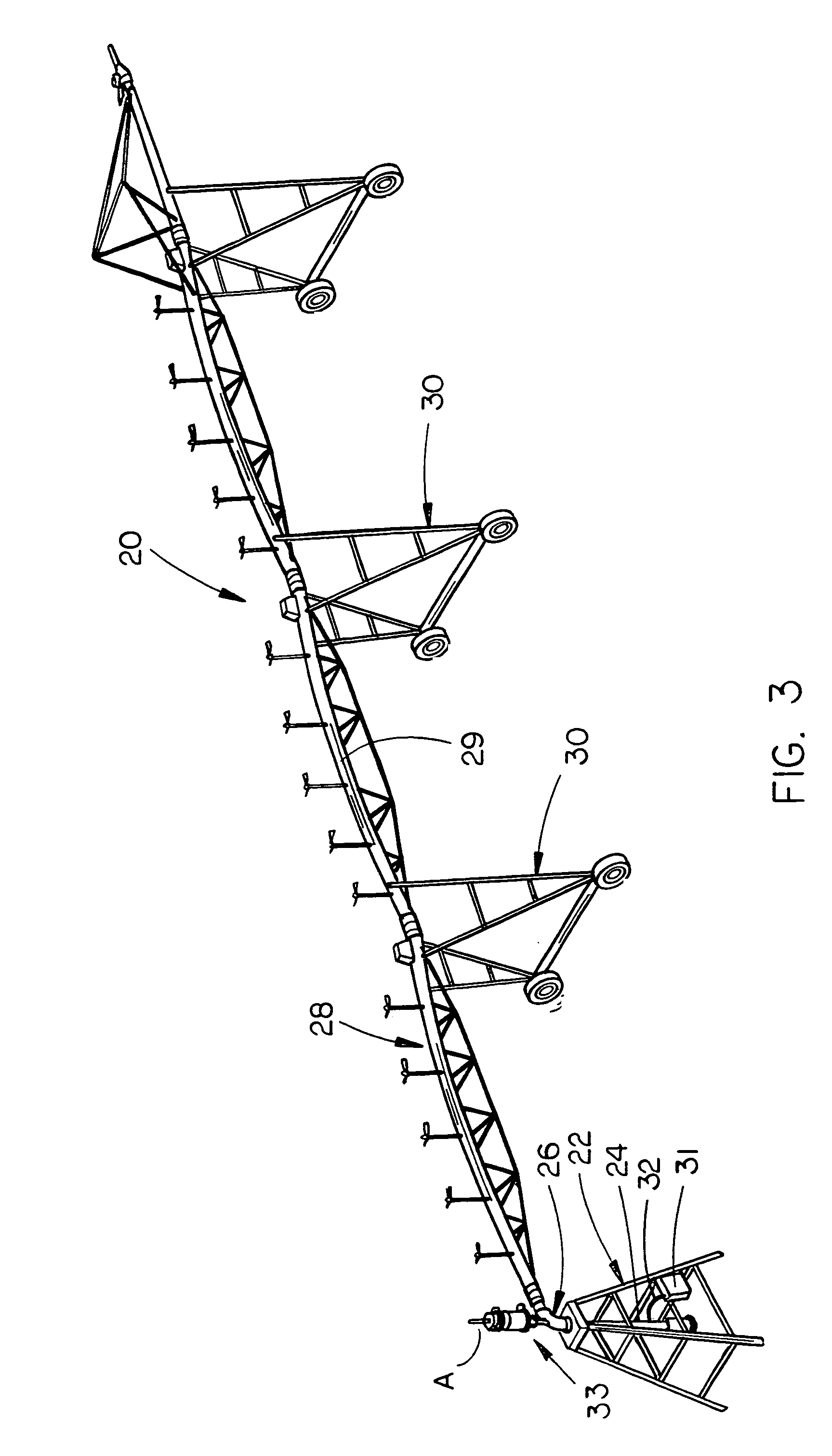 Collector ring for a center pivot irrigation machine