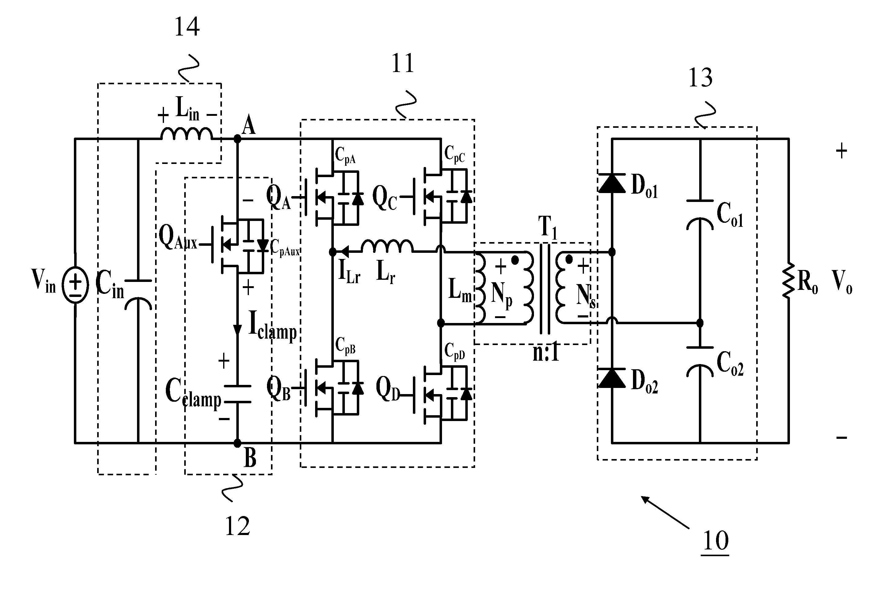 DC to DC converting circuit