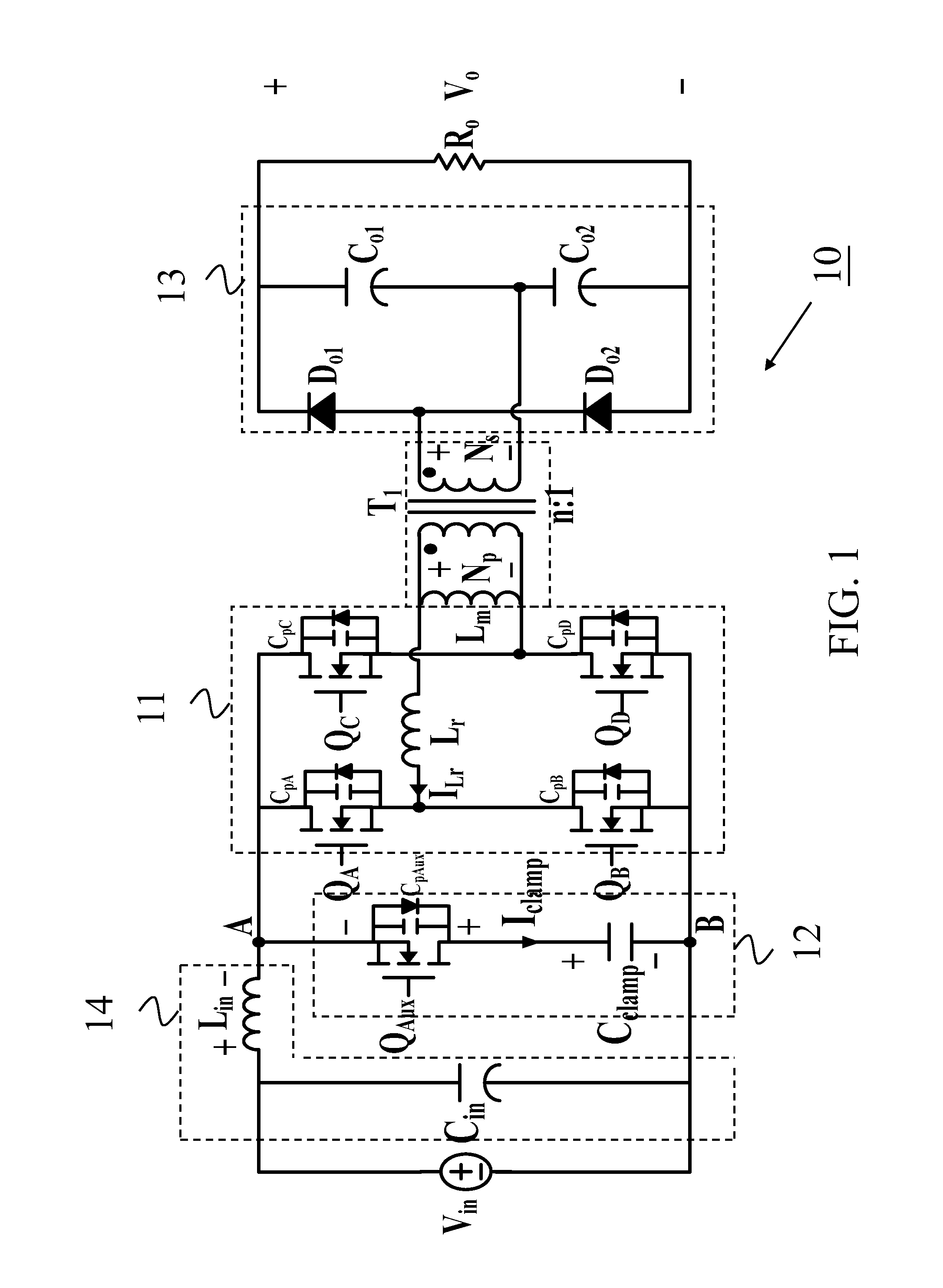 DC to DC converting circuit