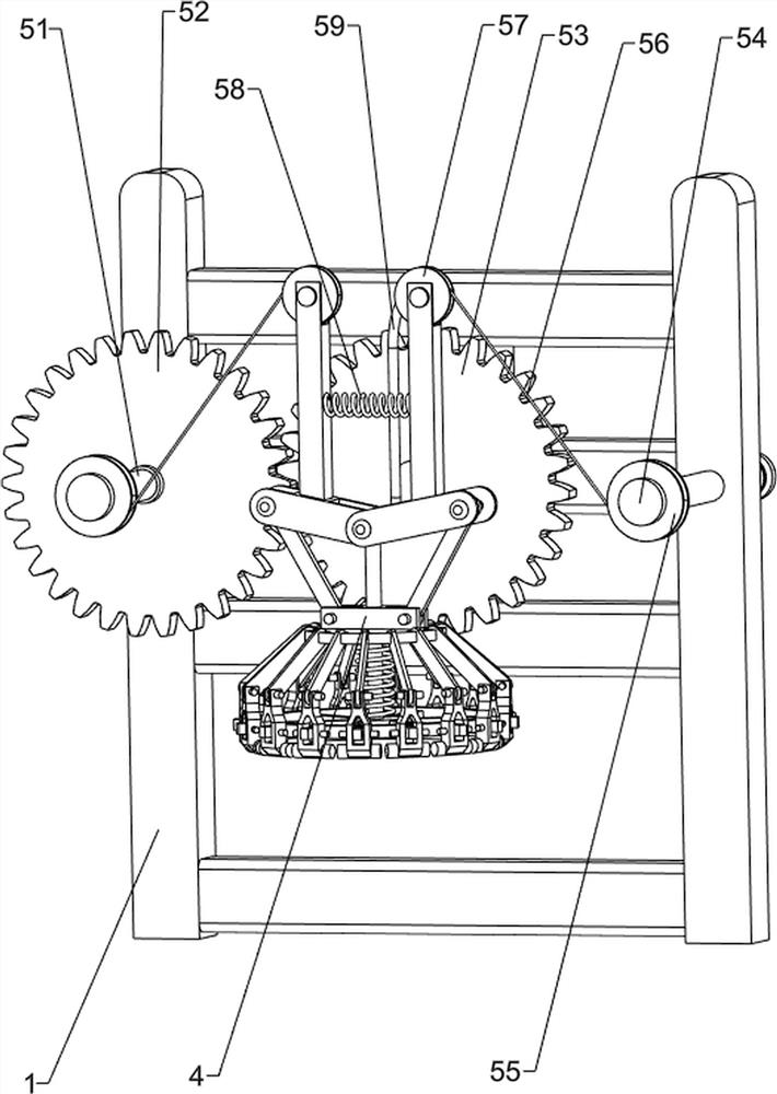 A paint bucket automatic sealing device