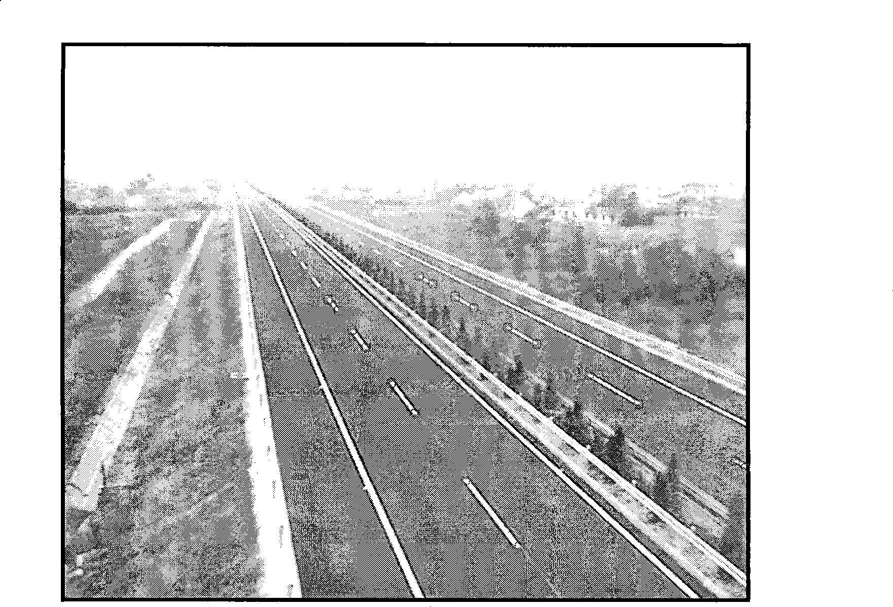 Visibility detecting method based on monitoring video of traffic condition