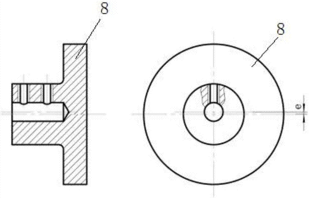 Experimental device for simulating pseudo-vibration fault of rotating machinery