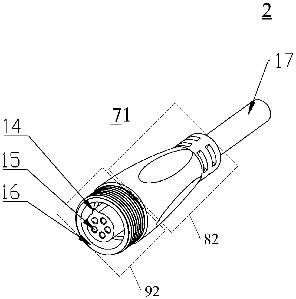 Streetlamp connecting device