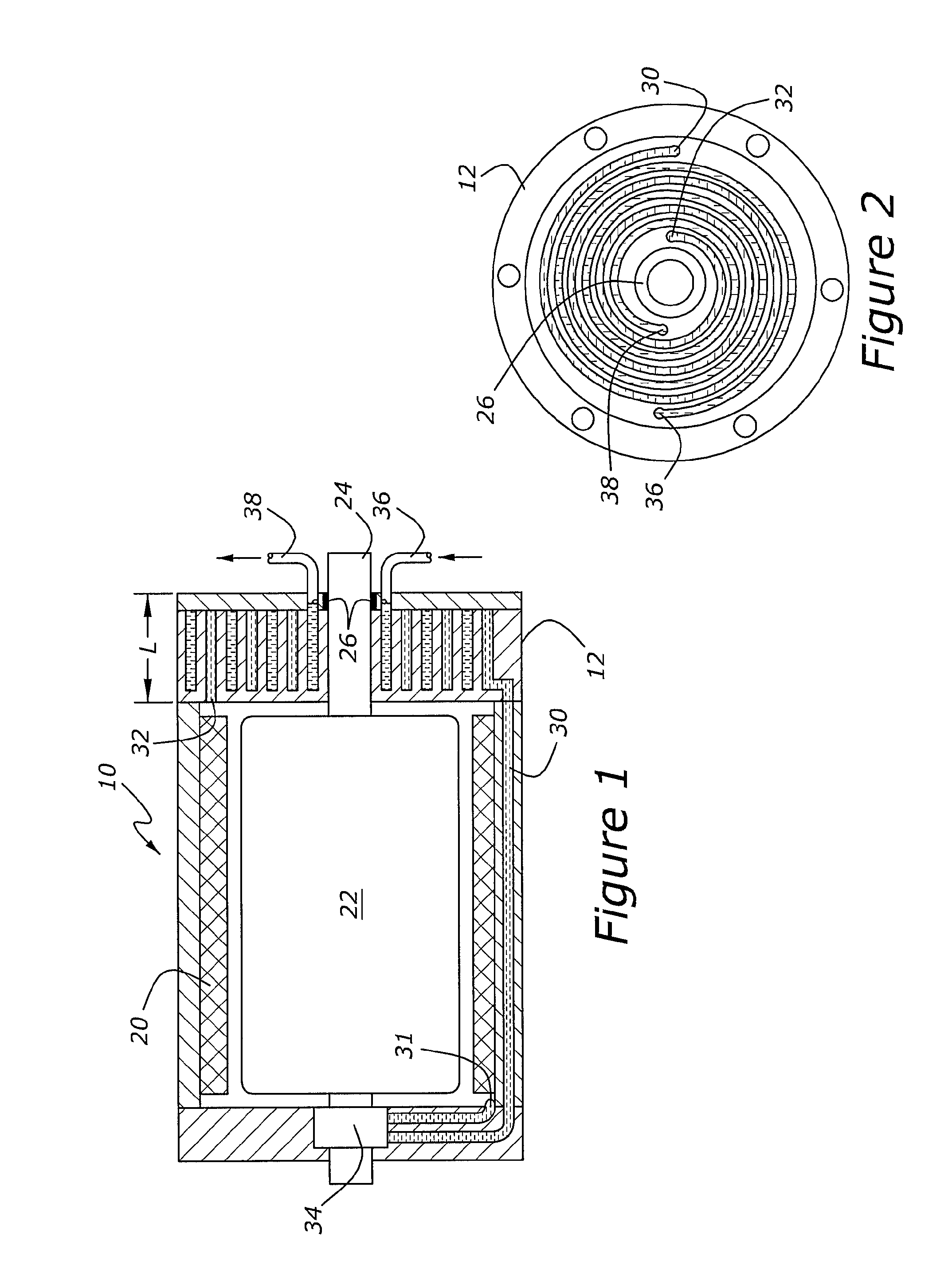 Cooling system and method for an electric motor