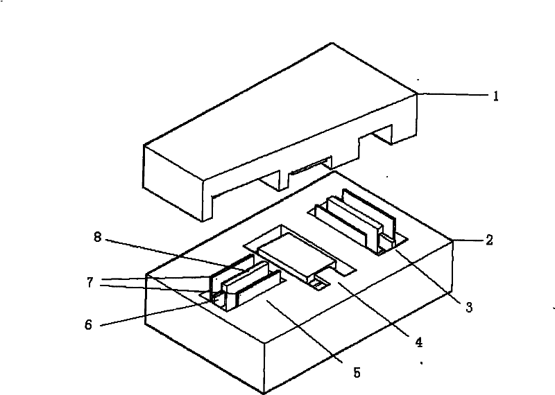 Chip of three-dimensional MEMS geophone and preparation method thereof