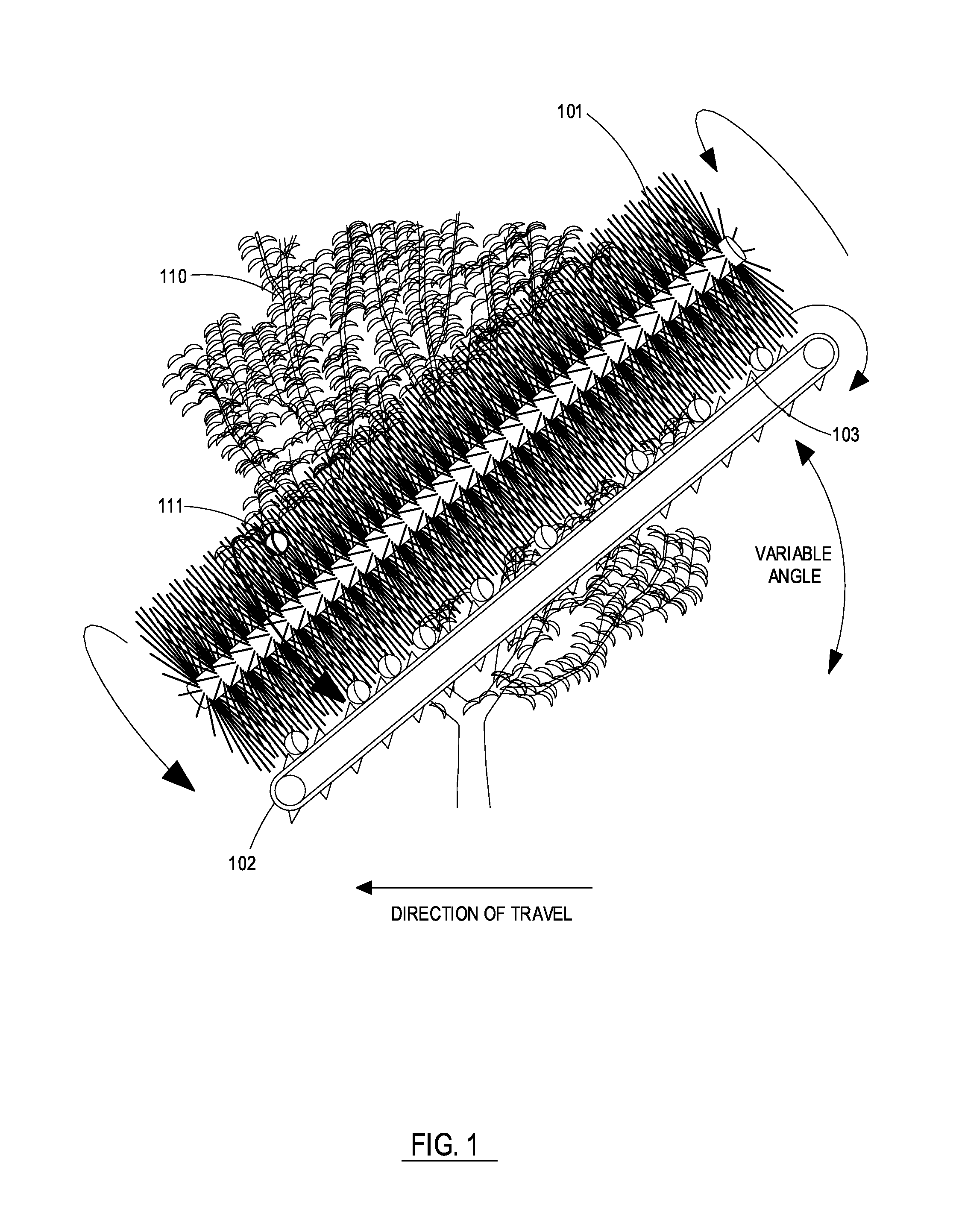 Rotary brush harvesters and methods of using the same