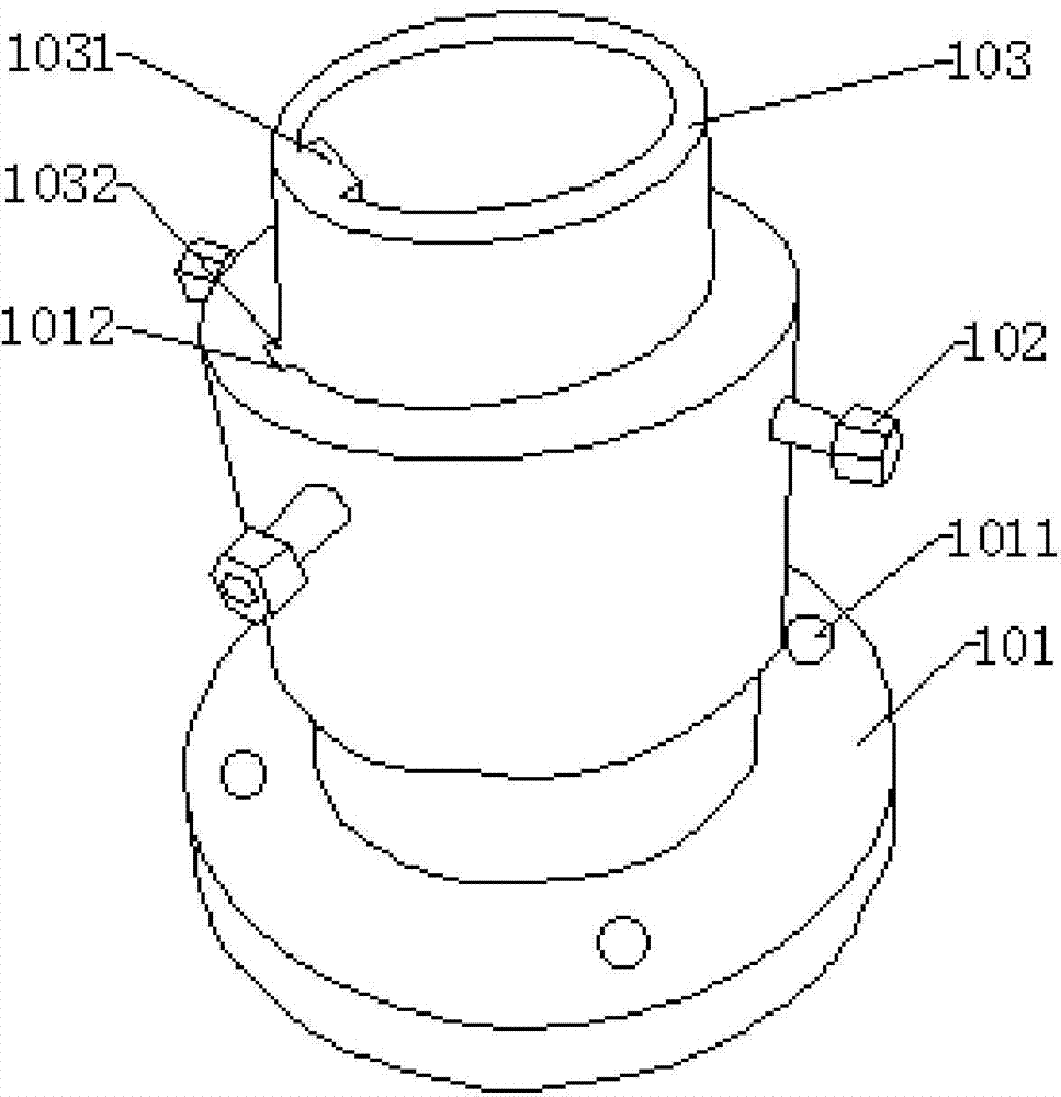 Clamping apparatus for rough machining of rotor