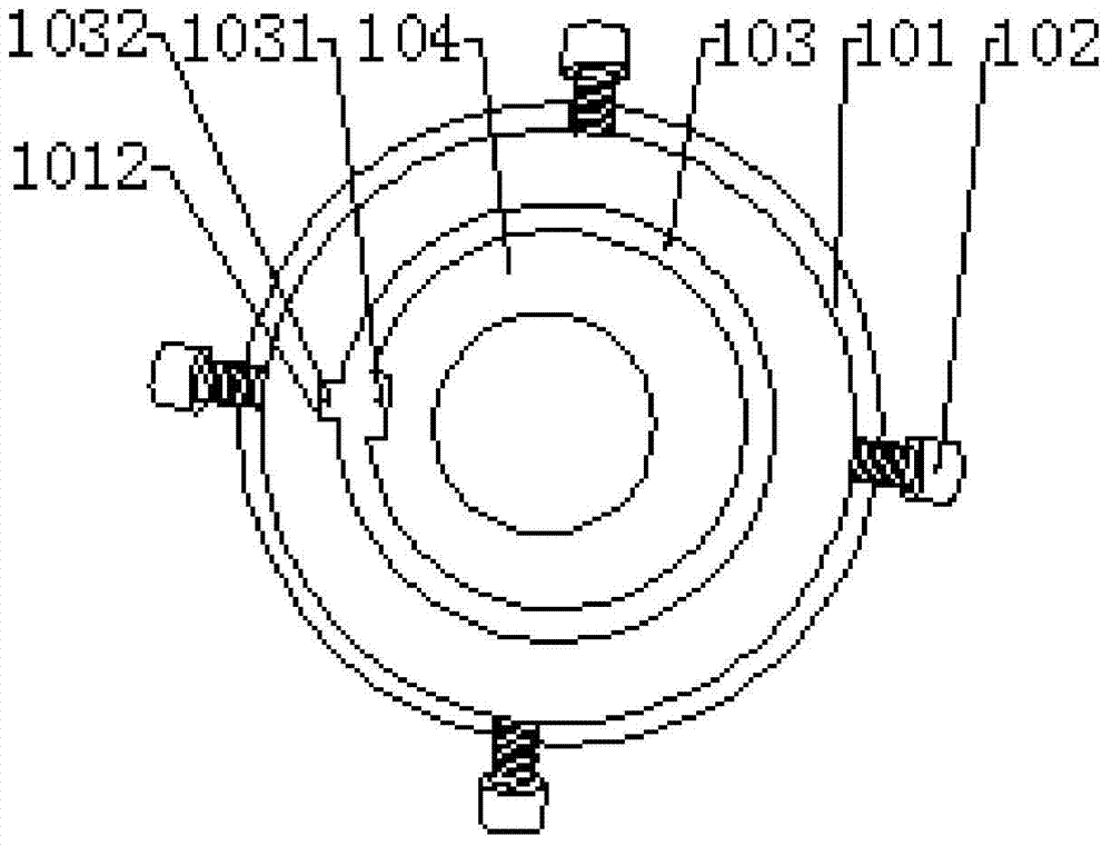 Clamping apparatus for rough machining of rotor