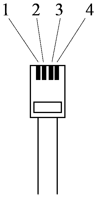 Earphone interface line sequence adaption method and device