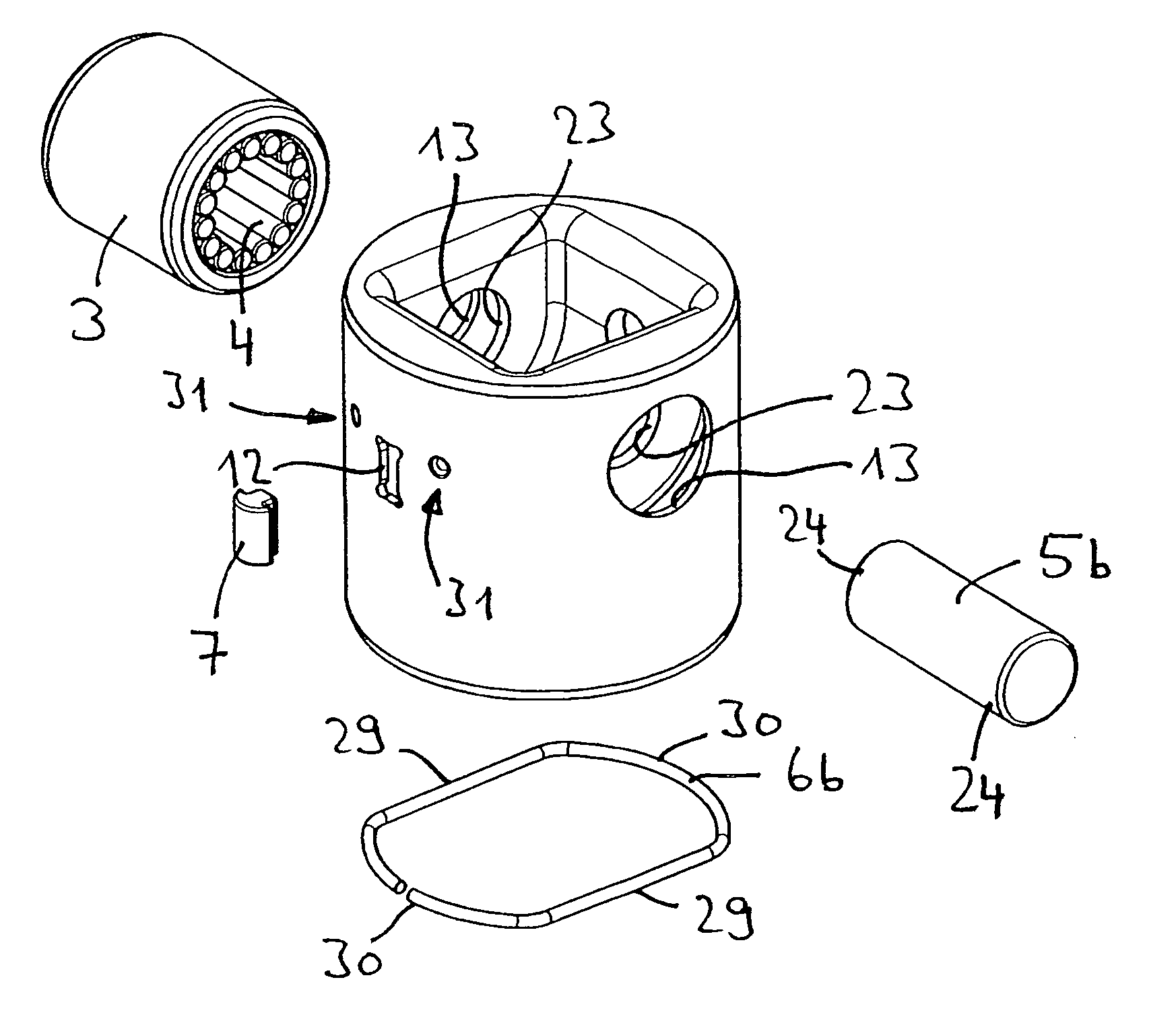 Mechanical roller tappet for an internal combustion engine