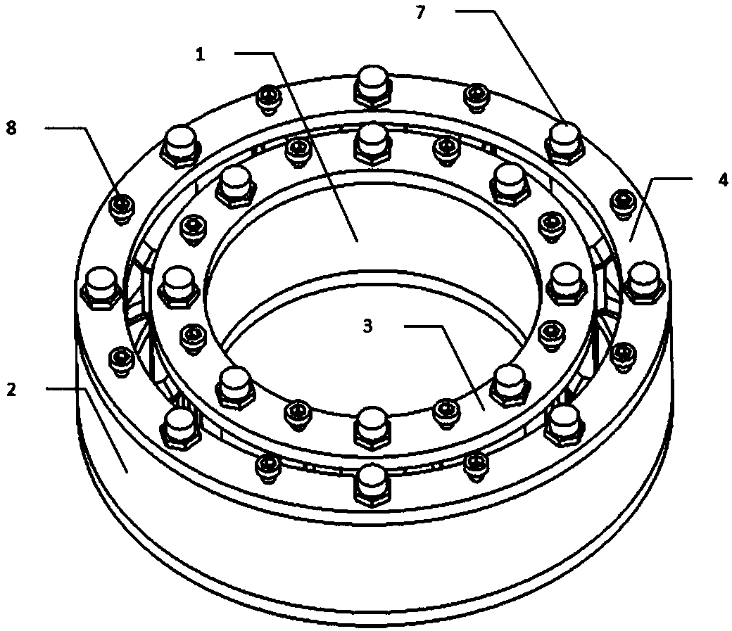 Piezoelectric stack-based vibration reduction ring device
