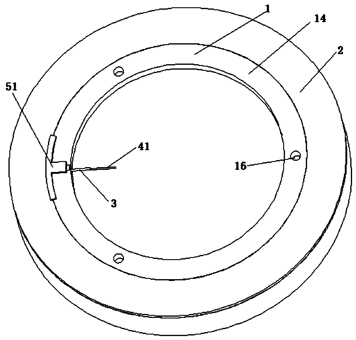 Damp-proof and vibration-proof skeleton-removed fiber-optic gyroscope