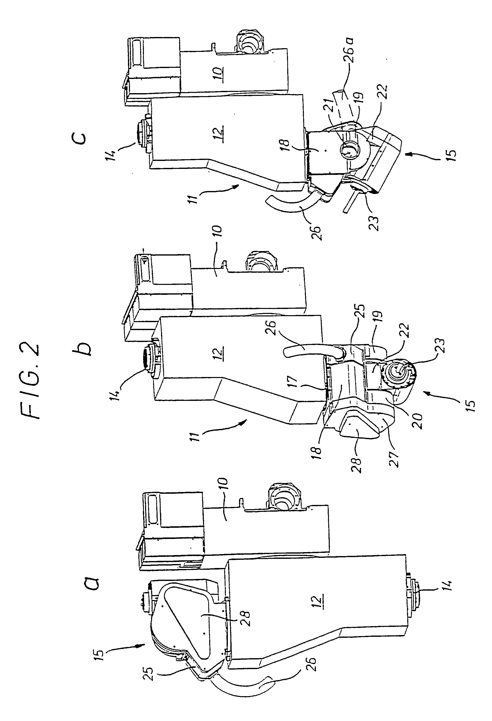 Spindle head for a universal milling machine