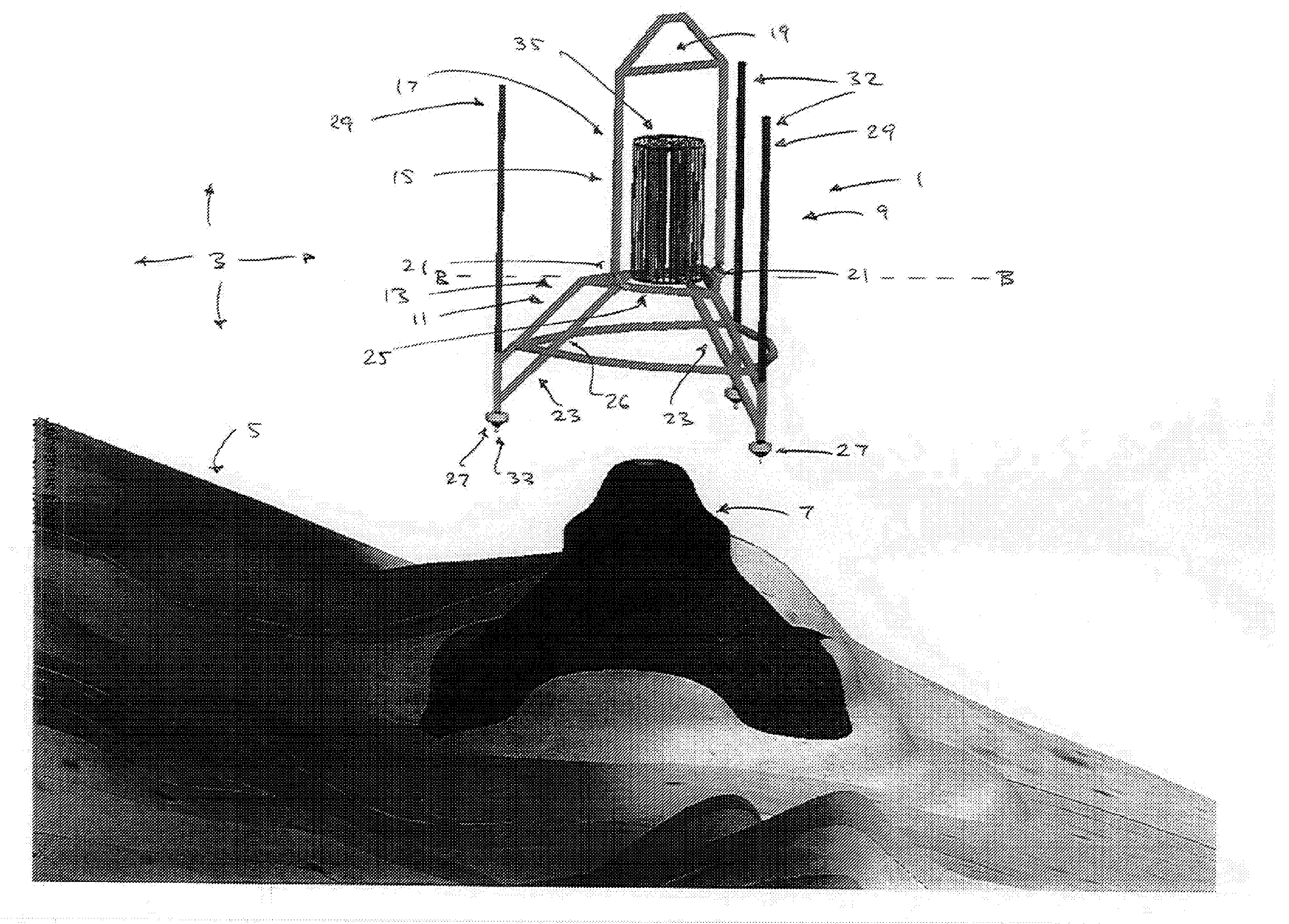 Apparatus and method for recovery of metals from a body of fluid by electrodeposition