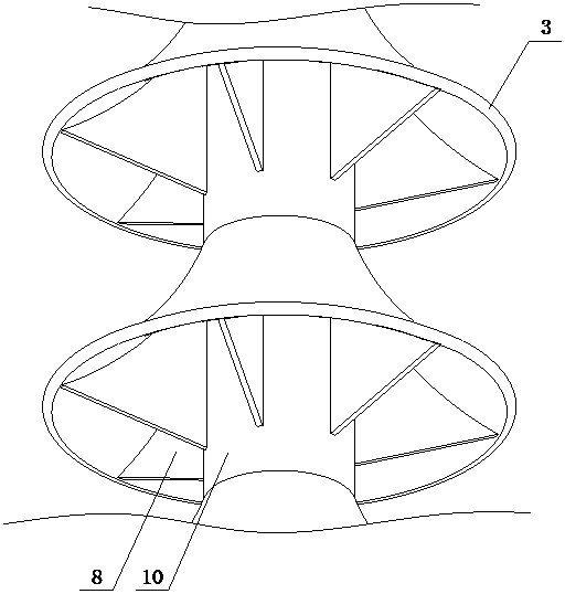 Frost heaving prevention uplift device for telegraph pole in frozen soil area