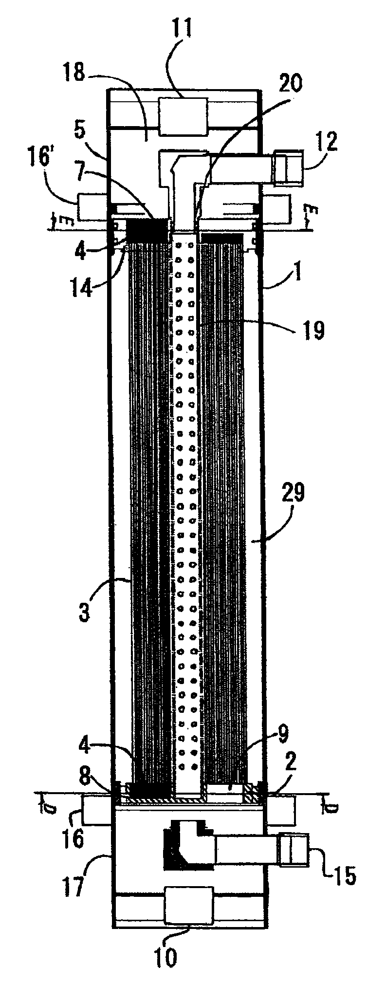 Permselective membrane module and method for manufacturing the same