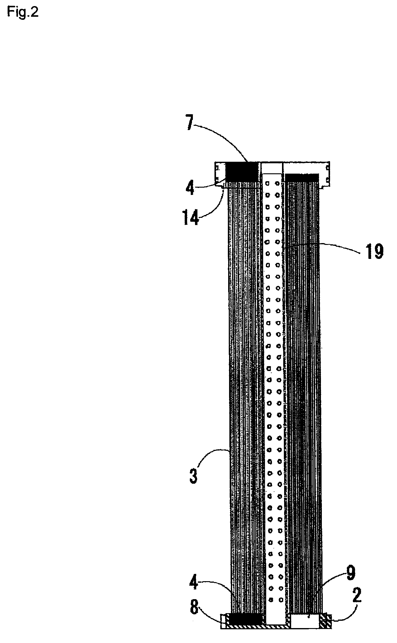 Permselective membrane module and method for manufacturing the same