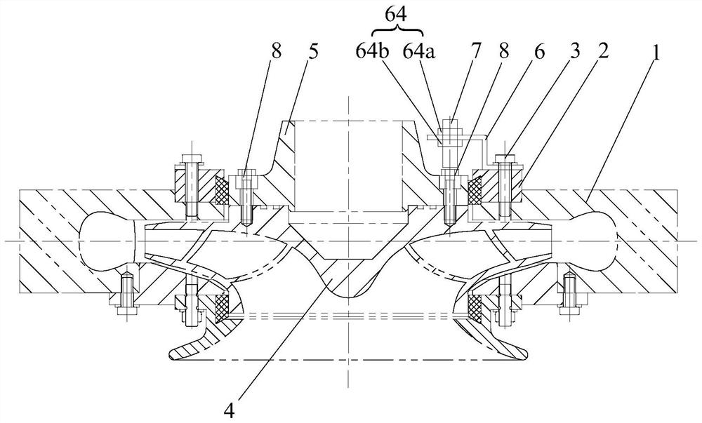 A rotating speed measuring device and measuring method for a hydraulic submersible pump