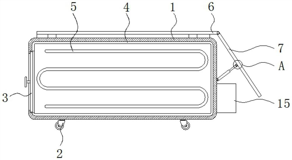 Efficient energy-saving food refrigeration house with sterile circulating refrigeration function