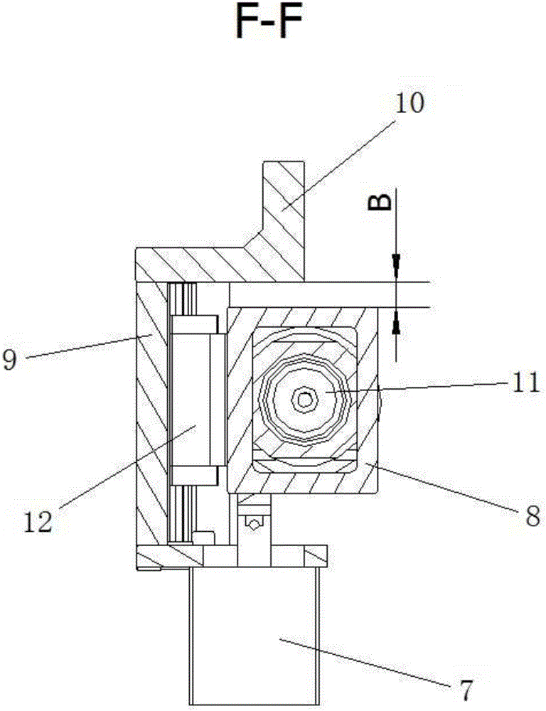 Special-shaped metal inner hole workpiece surface nanometer machining device and application thereof