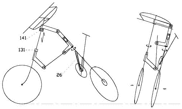 Folding seat bicycle and manufacturing process thereof