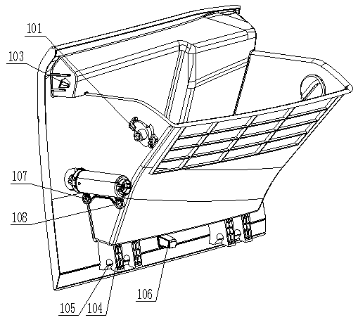 Detection method of an automobile dashboard tool box