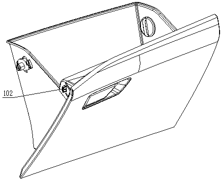 Detection method of an automobile dashboard tool box