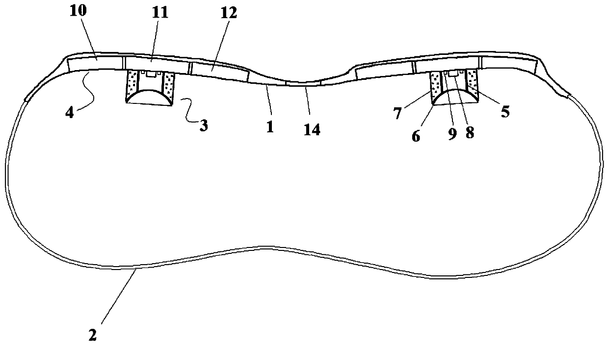 Unconscious patient pupil observation device