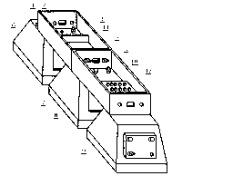 Movable afforesting partition fence having arbitrarily adjustable gravity center height and provided with irrigation system