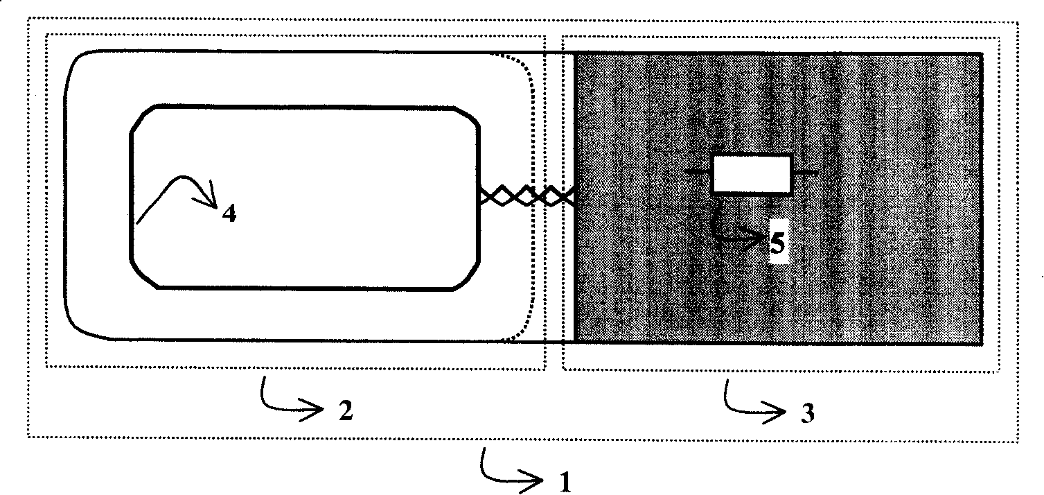 Reference card used for calibrating reception sensitivity of non-contact read-write machine