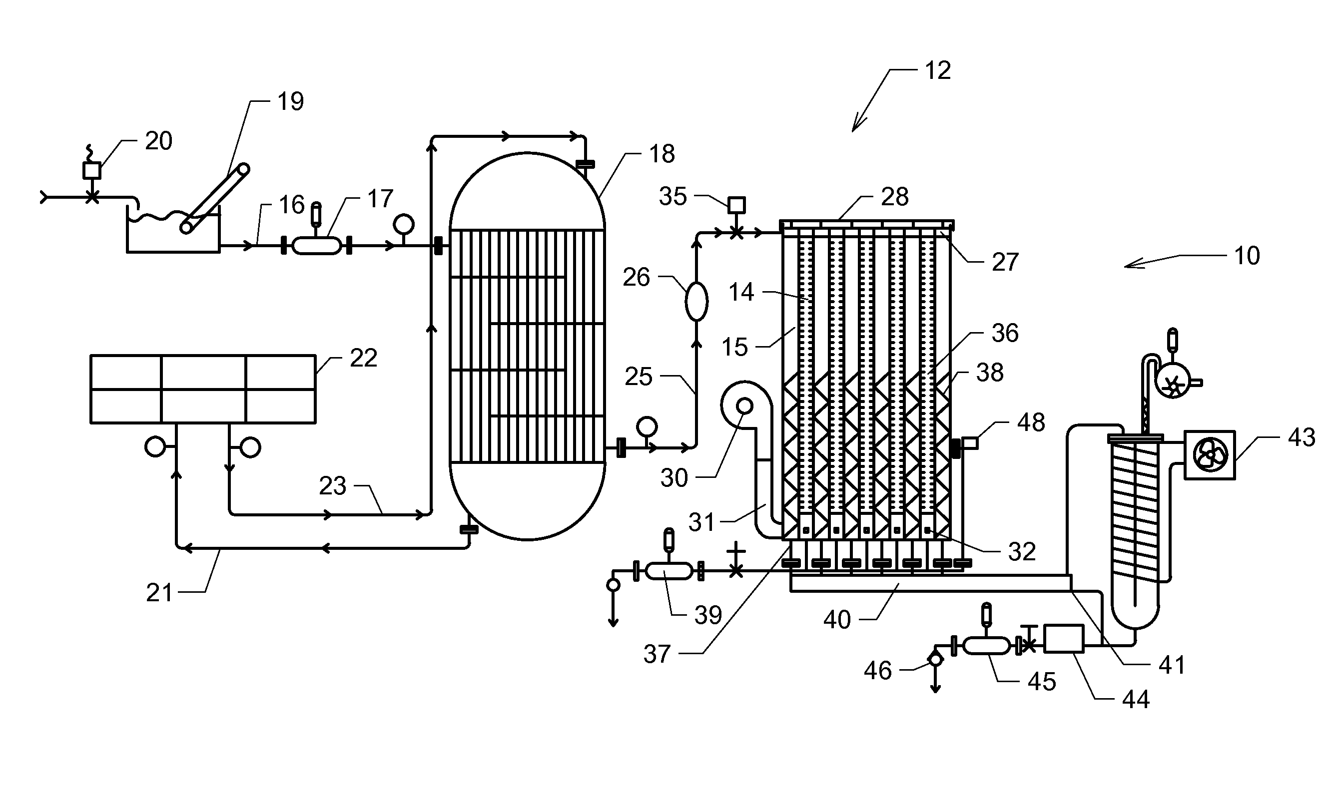 Method and system for purifying produced water