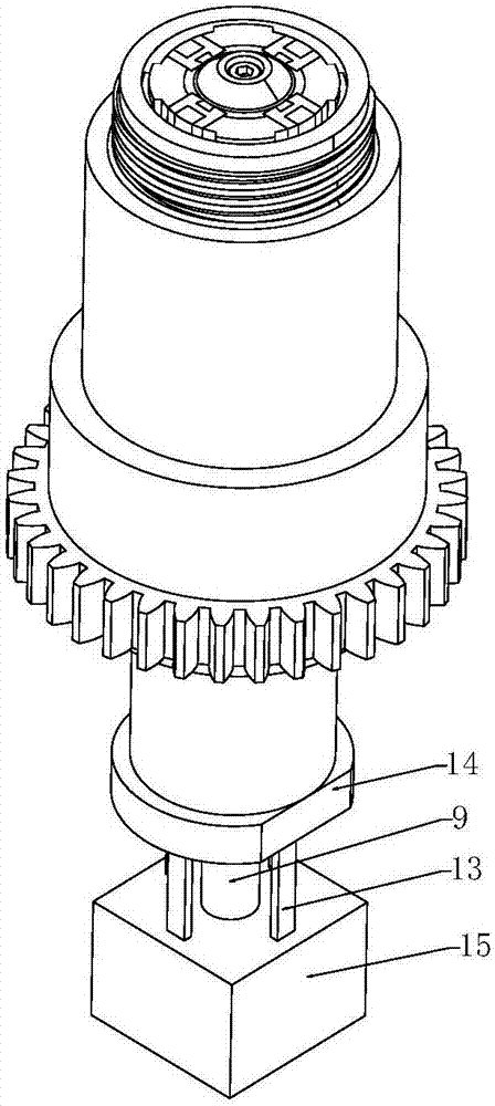 Demolding mechanism for internally-threaded piece with reverse buckles