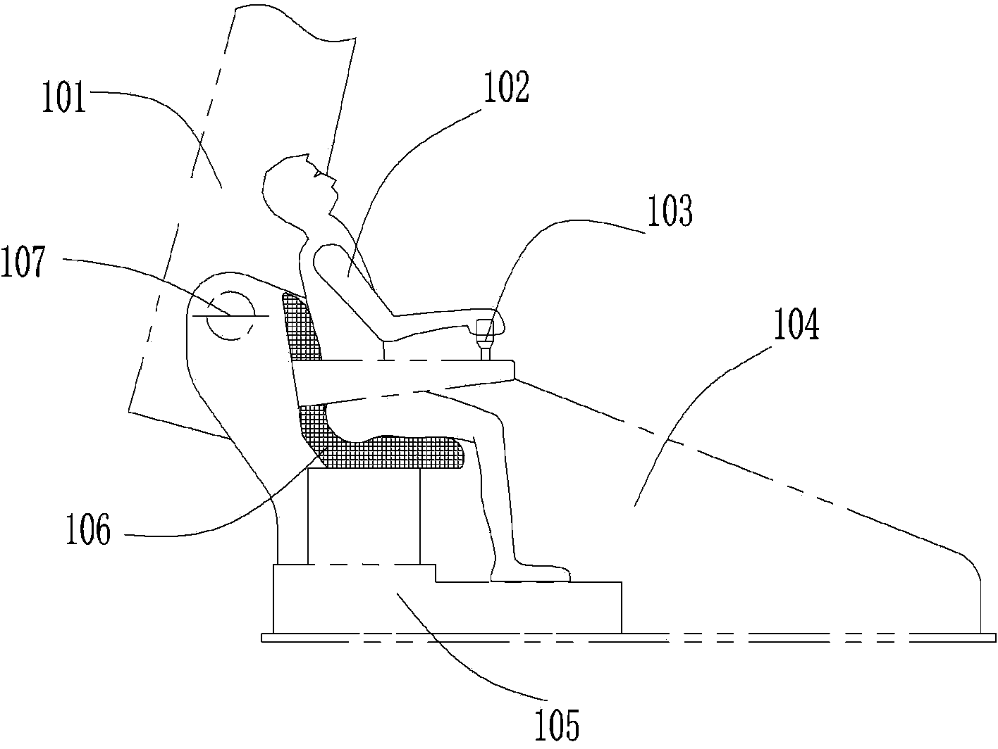 Angle adjustment mechanism for seat, seat and overhead working truck