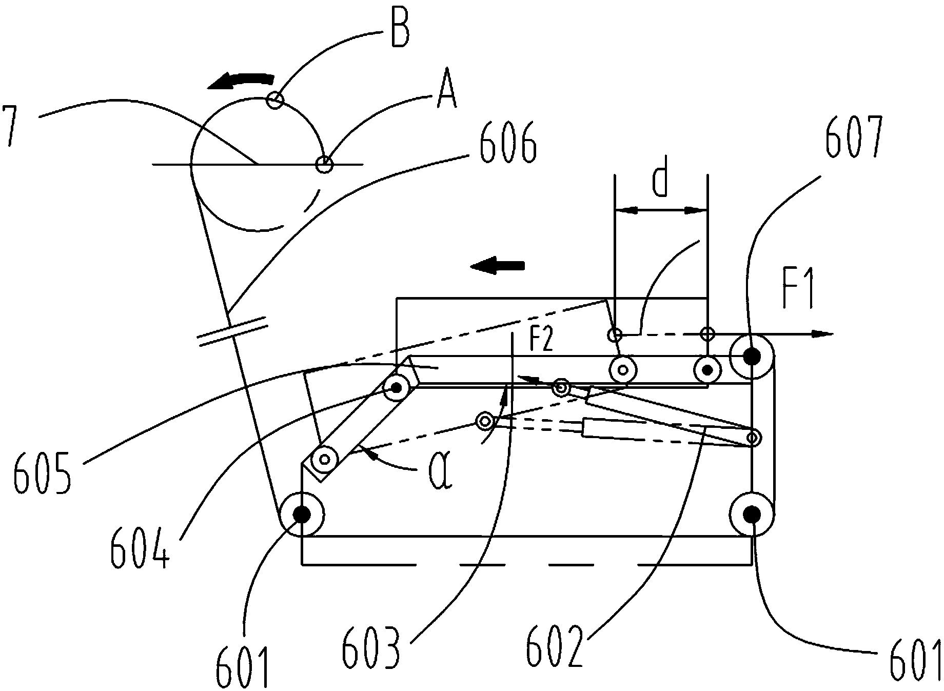 Angle adjustment mechanism for seat, seat and overhead working truck