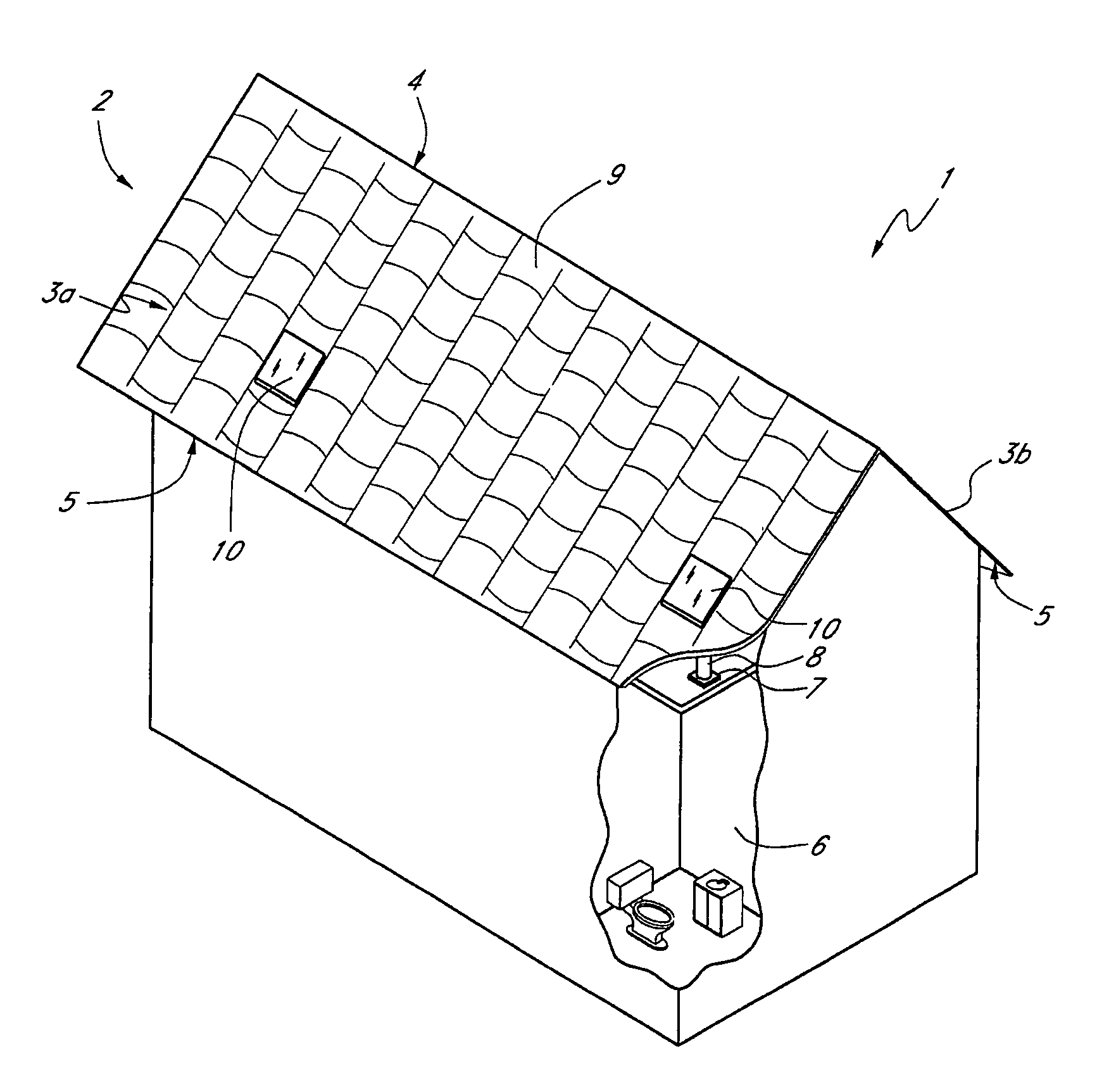Hybrid metal-plastic roof vent